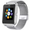 Ceas Smartwatch cu Telefon iUni Z60, Curea Metalica, Touchscreen, BT, Silver