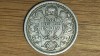 India Britanica - moneda rara de colectie argint 917 - 1/2 half rupee 1915 Calcutta - George V - anul cheie al seriei, valoare catalog uriasa !, Asia