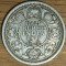 India Britanica - moneda rara de colectie argint 917 - 1/2 half rupee 1915 Calcutta - George V - anul cheie al seriei, valoare catalog uriasa !