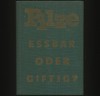 ESSBAR ODER GIFTIG? - PILZE