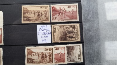 1937-Franta-YT345,347-2 c.set-MH-Y.T=+12E foto