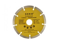 Disc diamantat segmentat, 125 mm, Geko G00251 foto