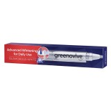 Creion Albirea Dintilor, GREENOVIVE&reg;, Whitening Pen, Glamorous White, Aroma Menta, 70 Utilizari, Culoare Argintie, 4ml
