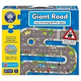 Puzzle gigant de podea traseu masini (20 piese) GIANT ROAD JIGSAW, orchard toys