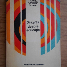 V. Ghica - Dirigintii despre educatie