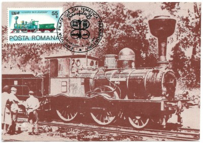 CP LOCOMOTIVA CU ABUR NR. 43, TIP 1-B &amp;quot;CALUGARENI&amp;quot;, CONSTRUITA IN ANUL 1869 NO 2 foto