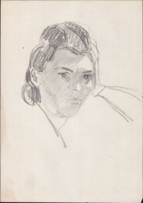 A1593 Schiță de Dimitrie &bdquo;Puiu&rdquo; Eitel, perioada interbelică, nesemnată