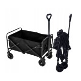 Carucior pliabil cu roti pentru transport, 91 x 59 x 52 cm, capacitate 90 litri, Kraft