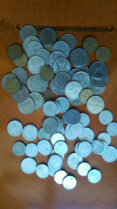 Lot de 90 monede Romania foto