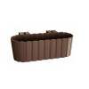 Jardiniera decorativa, suport plastic, maro, 4.9 L, 38.3x21.2x13 cm, Boardee Hook GartenVIP DiyLine