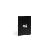 Teneues - Notebook Paperback A5 - 140 Lined Pages with Lay Flat Binding, Classic Black: A5 Notebook