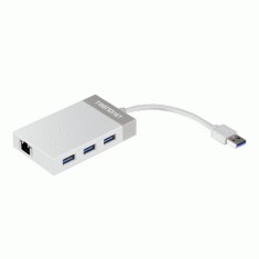 Adaptor USB 3.0 la Gigabit&#039;Hub USB - TRENDnet TU3-ETGH3 SafetyGuard Surveillance