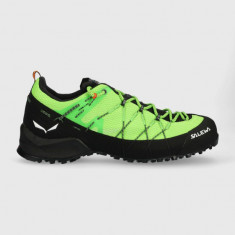 Salewa pantofi Wildfire 2 barbati, culoarea verde