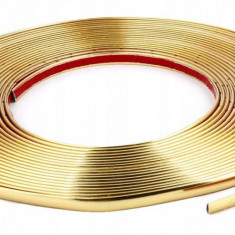 Rola Ornament autoadeziv, 4mm x 15m, culoare Crom GOLD