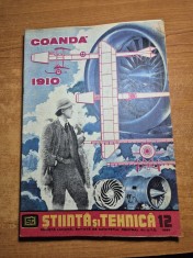 revista stiinta si tehnica decembrie 1985 - 75 de ani de la primul avion cu reactie henri coanda