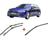 Cumpara ieftin Set 3 stergatoare AUDI A6 C8 Avant (4A5) 2018, parbriz si luneta, Bosch Aerotwin