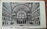 Carte postala, Sibiu, interiorul Catedralei Gr.-Or., perioada interbelica