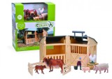 Set Grajd si Sura pentru animale cu Figurine Incluse, Collecta