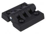 Balama Poliamidă Neagră 50mm x 50mm cu 4 Orificii