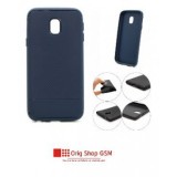Husa Silicon Carbon Albastru Samsung Galaxy J3 2017 (J330) Premium