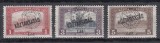 ROMANIA 1919 EMISIUNEA ORADEA PARLAMENT SUPRATIPAR KOZTARSASAG SARNIERA, Nestampilat
