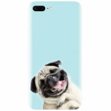 Husa silicon pentru Apple Iphone 8 Plus, Happy Dog