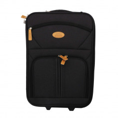 Troler mic Slazenger, 49x36x18 cm, poliester, 2 roti, 29 L, Negru