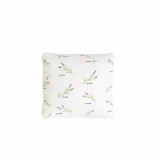 Perna lavanda matlasata antialergica LavenderDream Coneltex, dimensiuni 60 x 60 cm, patrata, culoare alba, umplutura fibra siliconizata