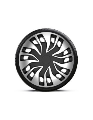 Set capace roti camion 16` Silver-Black Fast Van 4buc foto