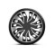 Set capace roti camion 16` Silver-Black Fast Van 4buc