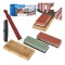 Set pietre pentru ascutit cutite cu suport, 8 bucati, Geko G81198