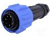 Conector circular, tata, 7 pini, BULGIN - PX0911/07/P/02