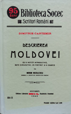 Descrierea Moldovei (facsimil) - Dimitrie Cantemir ,555707 foto