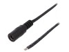 Cablu Alimentare DC 5,5/2,5 Negru 1,46m