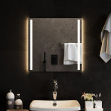 Oglinda de baie cu LED, 50x50 cm GartenMobel Dekor, vidaXL