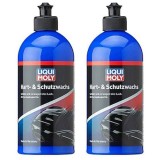 Pachet 2 x Pasta Ceara Auto Liqui Moly, 500ml, Protectie Long Durata, Luciu Intens