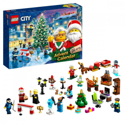 Calendarul de Craciun Lego City 60381 foto