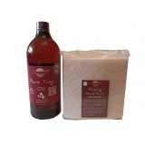 Prep&#039;N&#039;Shine-Pure Tung Oil &amp; Hand Pad&rsquo;s Non Abraziv alb, 1000 ml