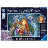Puzzle Zana, 500 Piese si Stickere, Ravensburger