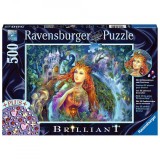 Cumpara ieftin PUZZLE ZANA, 500 PIESE + STICKERE, Ravensburger