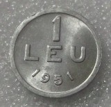 Romania RPR 1 Leu 1951 UNC - Moneda Veche Colectie