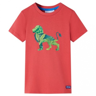 Tricou pentru copii, roșu, 92 12279 foto