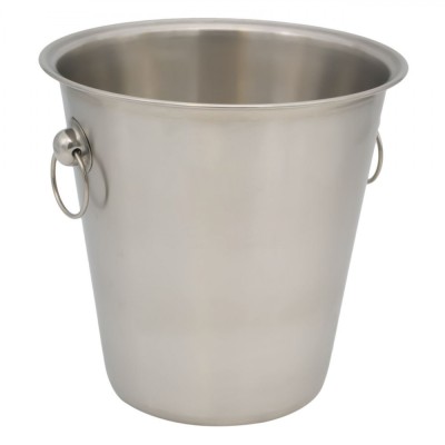 Frapieră Metalică 22x21cm, Argintiu Mat, Capacitate 4.7L foto