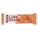 Baton Proteic cu Caramel Sarat si Ciocolata Low Sugar 40 grame Bombus