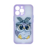 Husa compatibila cu Apple iPhone 13 Pro Max model Smol Owl, Silicon, TPU, Viceversa, Transparent, Carcasa