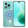 Husa Honor 400 Lite Antisoc Airbag Magsafe, Colțuri Ranforsate, Evil Eye, TPU Premium, Transparenta