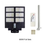 Lampa solara stradala Dubla JORTAN cu Senzor de miscare 600w, Telecomanda