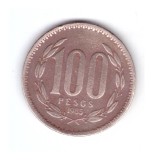 Moneda Chile 100 pesos 1985, stare buna, curata