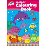 Early Activities: Prima carte de colorat cu abtibilduri PlayLearn Toys, Galt