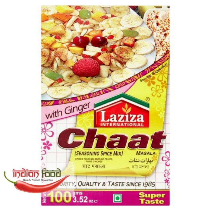 LAZIZA Chaat Masala (Condiment pentru Salate, Aperitive, Preparate din Legume )